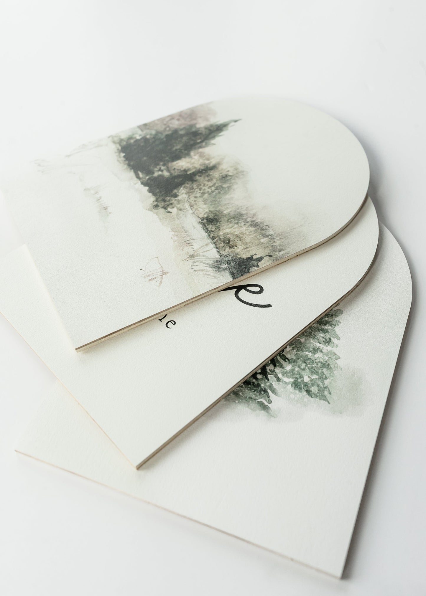 Winter Tree Watercolor Arch Wall Art FF Home + Lifestyle