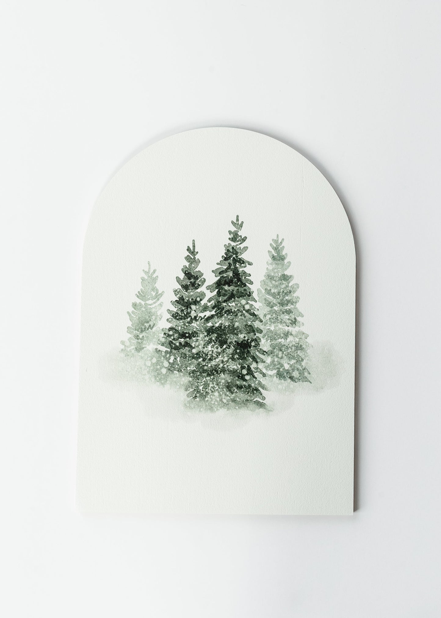 Winter Tree Watercolor Arch Wall Art FF Home + Lifestyle