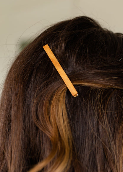 Wood Bar Hair Pin - FINAL SALE Accessories