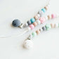 Wood Bead Pacifier Clip FF Home + Lifestyle