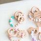 Wood Bead Teether Toy FF Home + Lifestyle Hedgehog