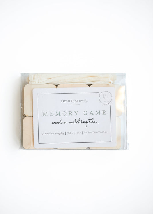 Wooden Farm Memory Matching Game Gifts