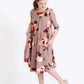 Woodrose Floral Midi Dress FF Dresses