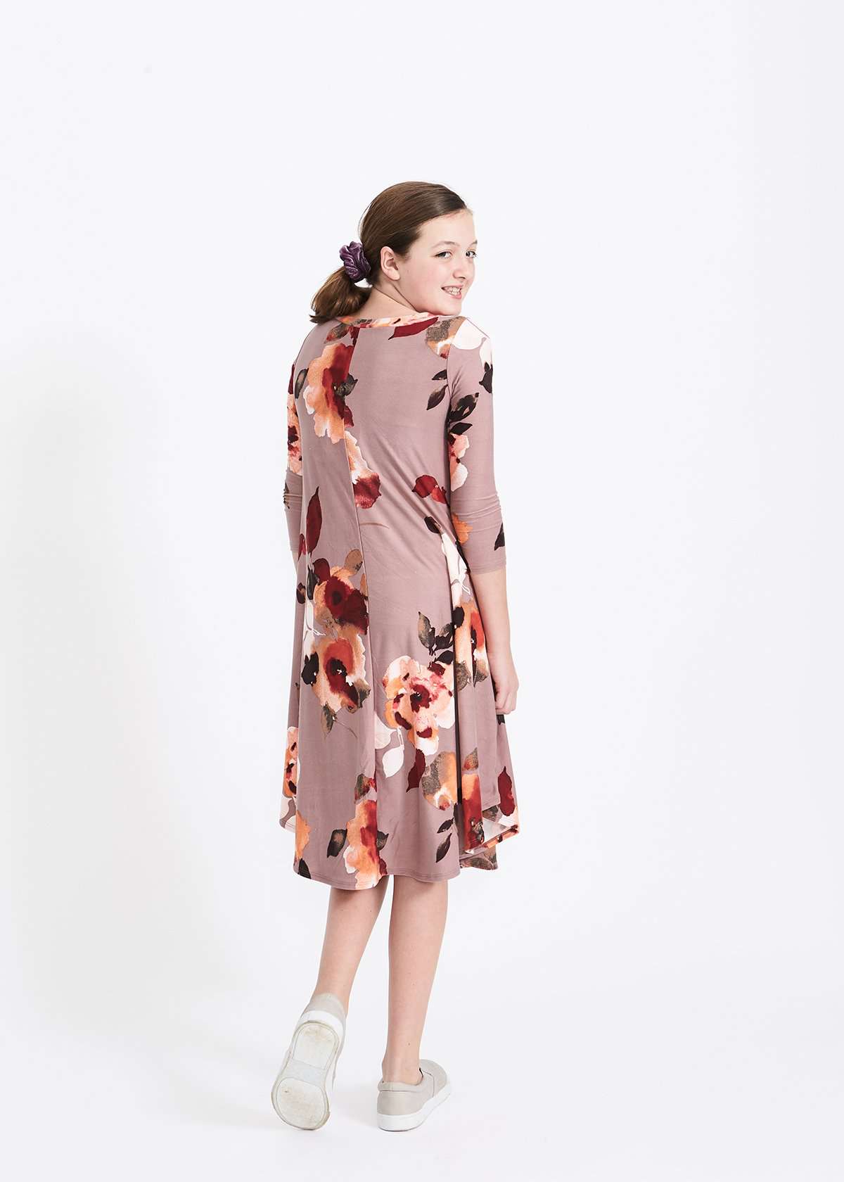 Woodrose Floral Midi Dress FF Dresses