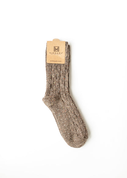 Wool Blend Crew Length Socks Accessories
