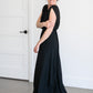 Woven Black Maxi Dress Dresses