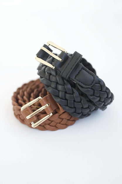 Woven Braided Belt - FINAL SALE Accessories