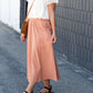Woven Dotted Patch Pocket Midi Skirt FF Skirts