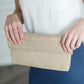Woven Roll Over Clutch-FINAL SALE Accessories