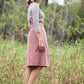 Wrap Corduroy Midi Skirt FF Skirts
