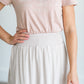 Wrap High Low Midi Skirt Skirts