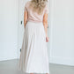 Wrap High Low Midi Skirt Skirts