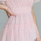 Wrap Swiss Dot Tulle Midi Dress Dresses