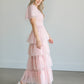 Wrap Swiss Dot Tulle Midi Dress Dresses