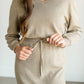 Wren Long Sleeve V-Neck Sweater Dress FF Dresses