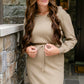 Wren Long Sleeve V-Neck Sweater Dress FF Dresses