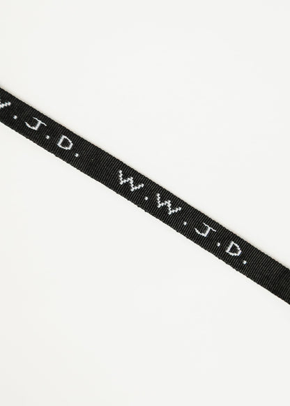 WWJD Adjustable Bracelet Accessories Black