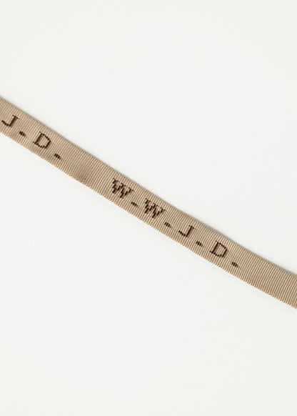 WWJD Adjustable Bracelet Accessories Tan