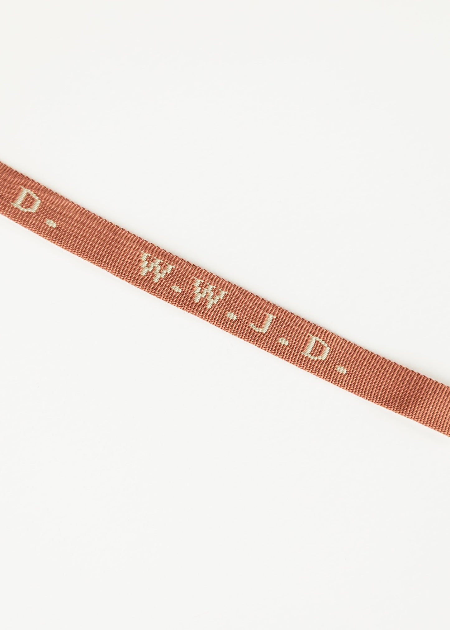 WWJD Adjustable Bracelet Accessories Terracotta