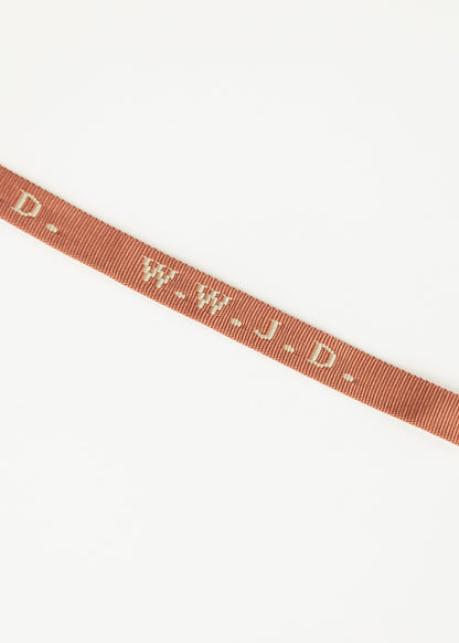 WWJD Adjustable Bracelet Accessories Terracotta
