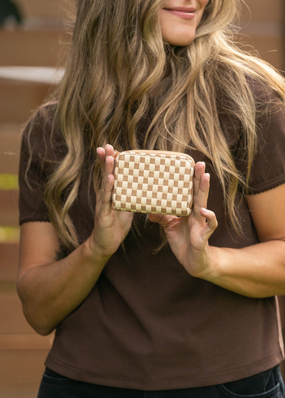 Wynona Woven Wallet Accessories Tan