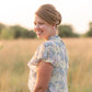 Yellow Floral Ruffle Sleeve Top - FINAL SALE FF Tops