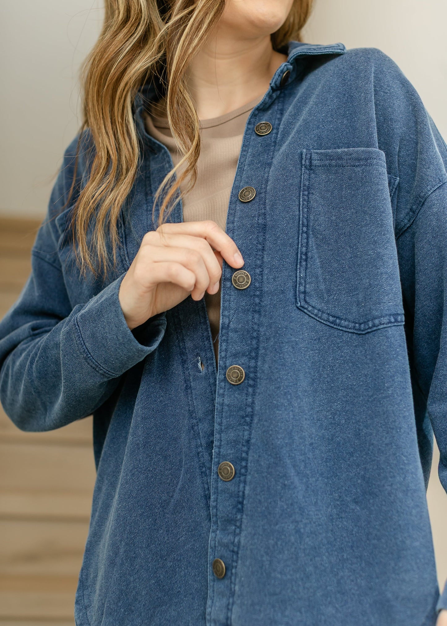 Z Supply® All Day Knit Denim Jacket FF Layering Essentials