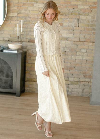 Z Supply® Cloud Alycia Crochet Sweater FF Tops