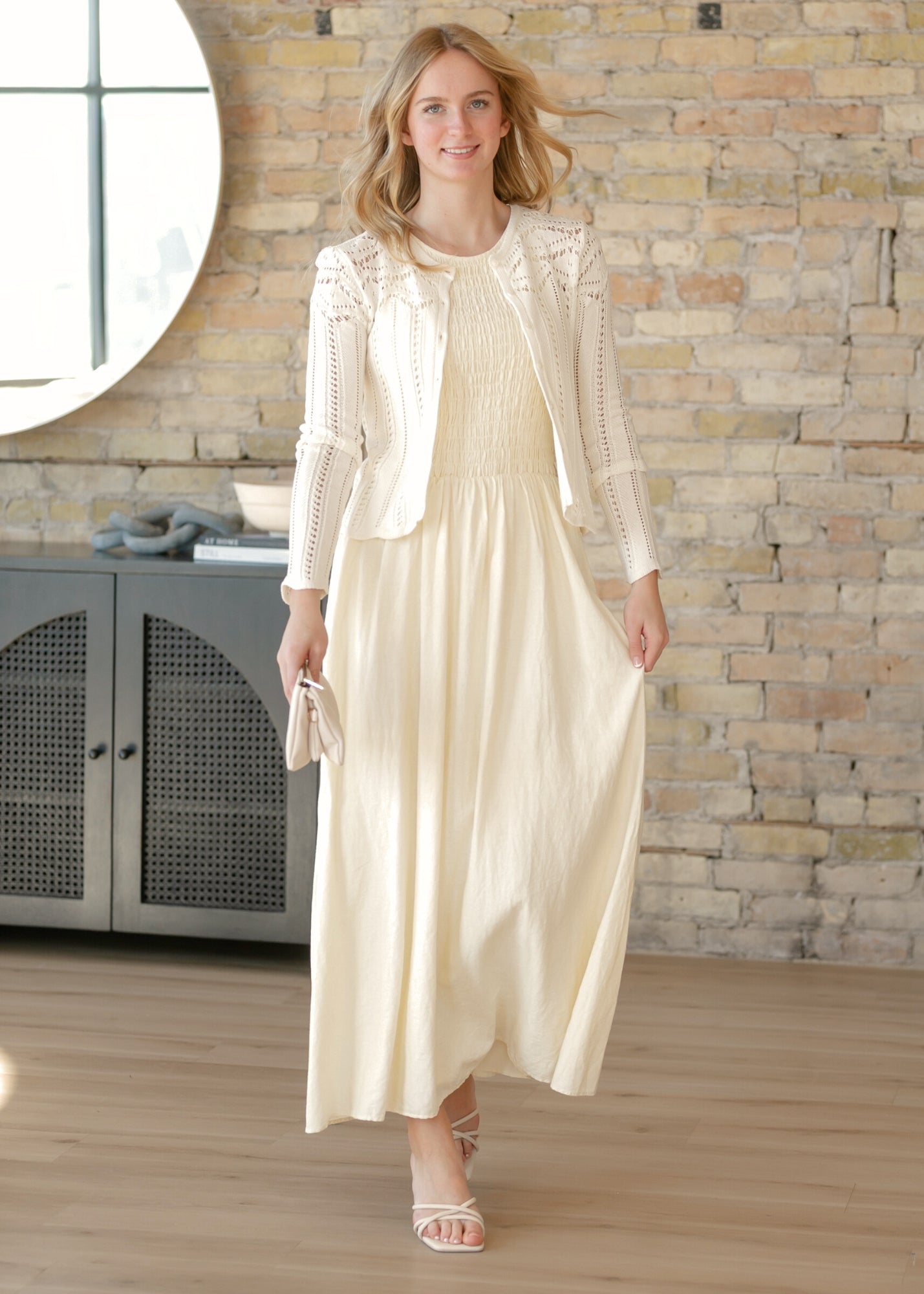 Z Supply® Cloud Alycia Crochet Sweater FF Tops