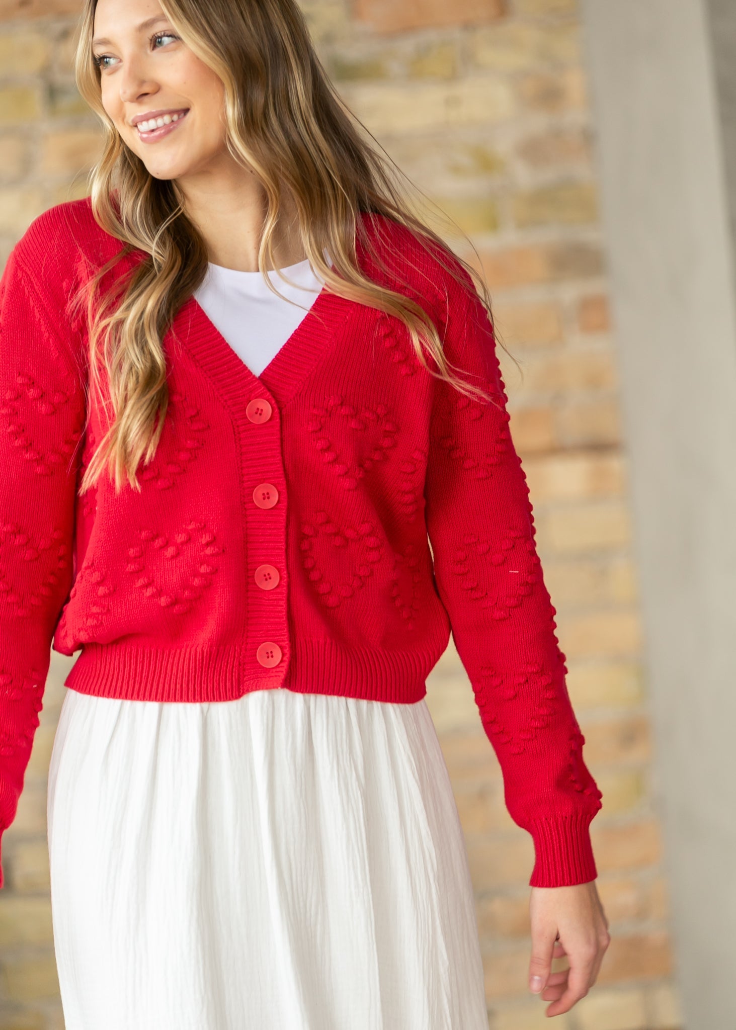 Z Supply® Embossed Heart Stitch Cardigan FF Layering Essentials