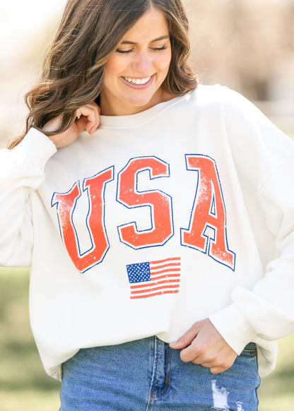 Z Supply® Flag Sunday Sweatshirt FF Tops
