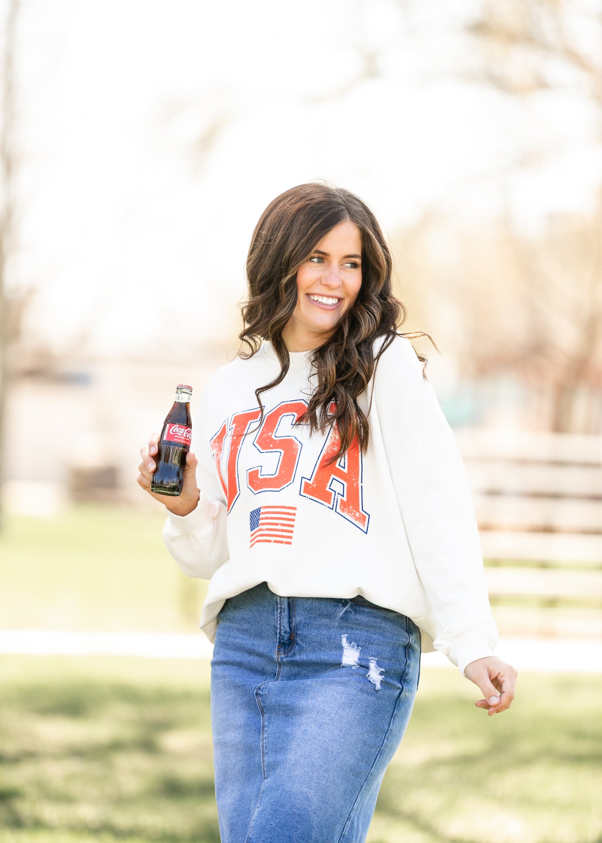 Z Supply® Flag Sunday Sweatshirt FF Tops