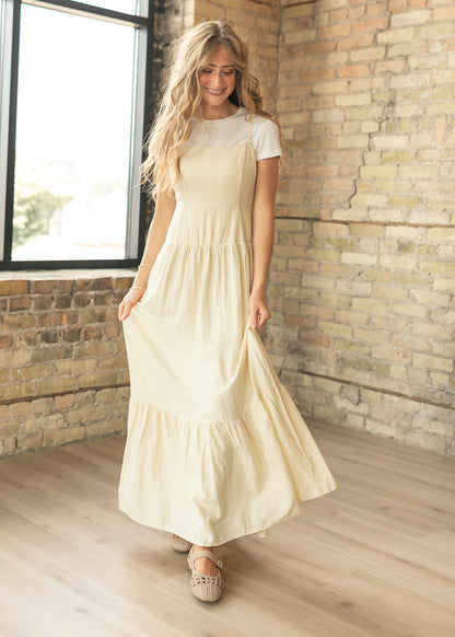 Z Supply® Georgie Sleeveless Tailored Maxi Dress FF Dresses
