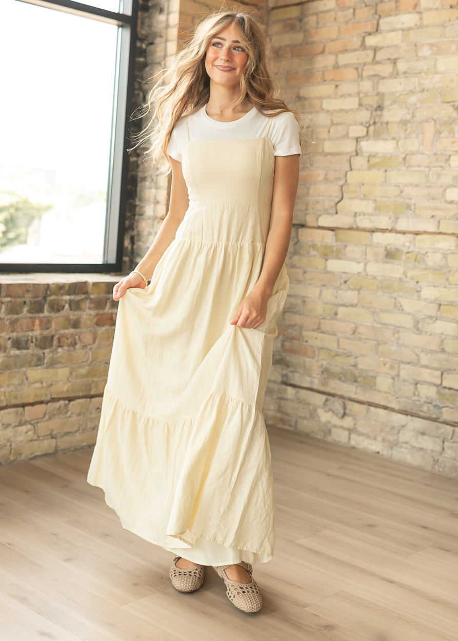 Z Supply® Georgie Sleeveless Tailored Maxi Dress FF Dresses