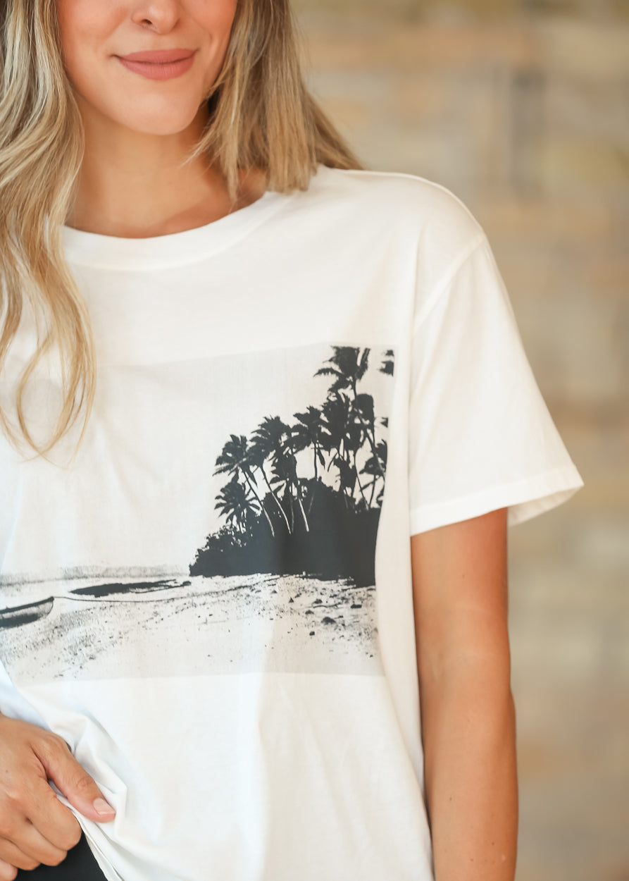 Z Supply® LA Short Sleeve Boyfriend Tee FF Tops