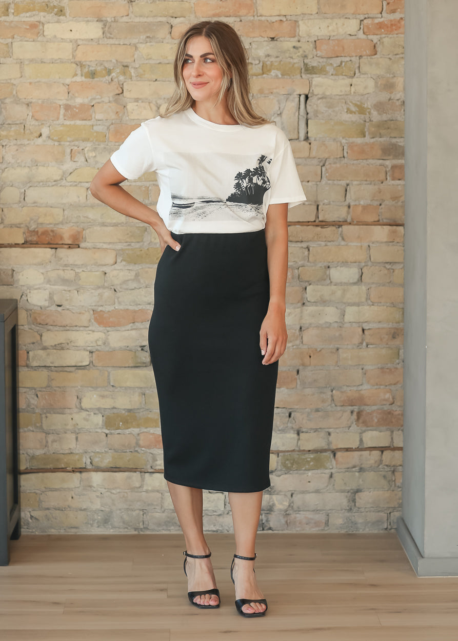 Z Supply® LA Short Sleeve Boyfriend Tee FF Tops