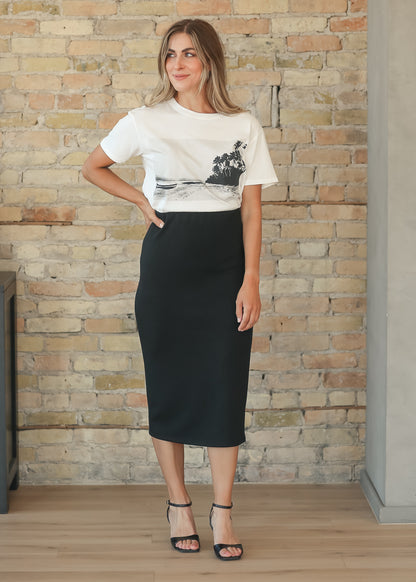 Z Supply® LA Short Sleeve Boyfriend Tee FF Tops