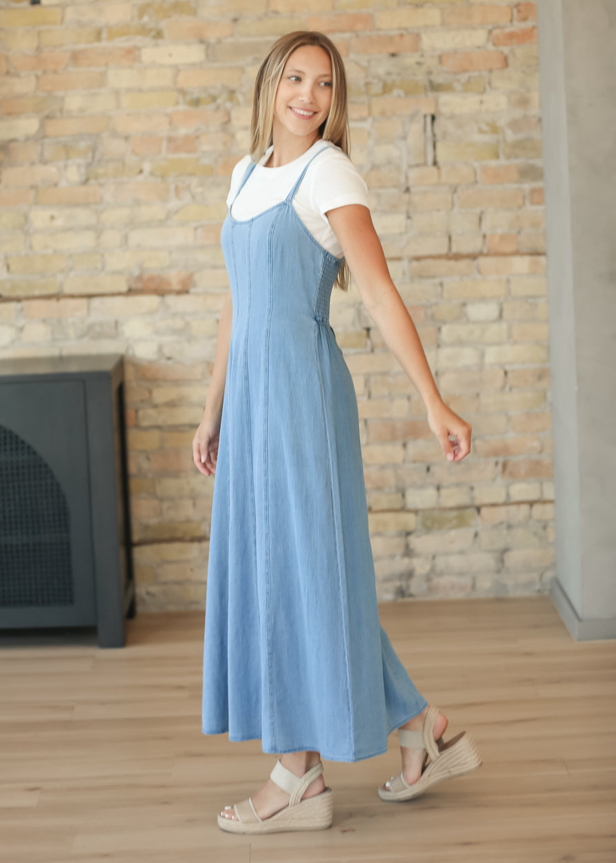 Z Supply® Leonora Chambray Midi Dress FF Dresses