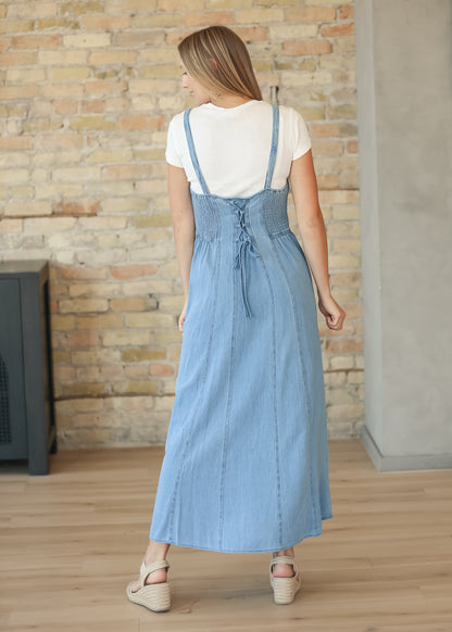 Z Supply® Leonora Chambray Midi Dress FF Dresses