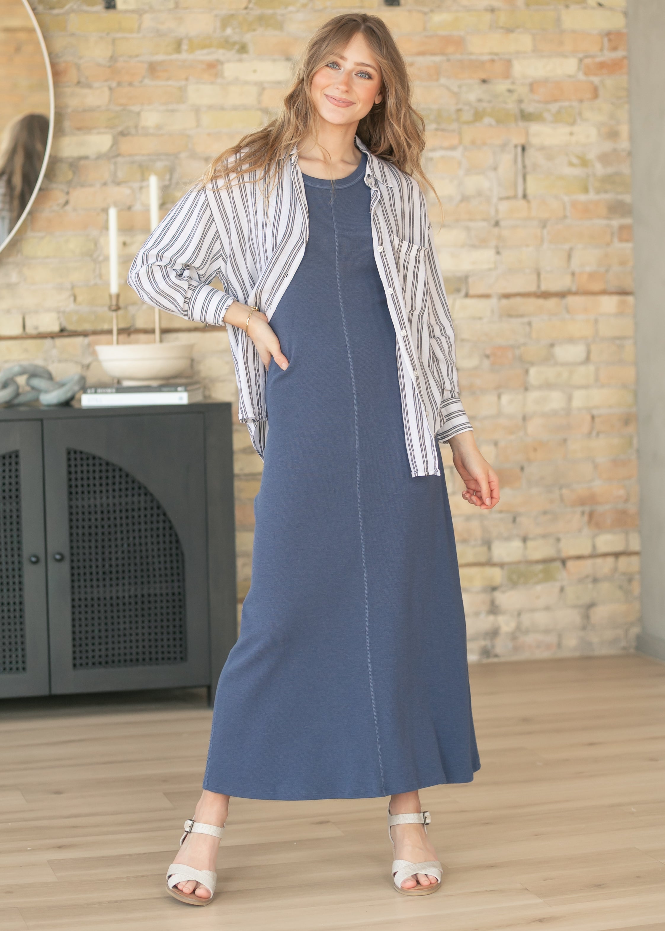 Z Supply® Linden Rib Maxi Dress - FINAL SALE – Inherit Co.
