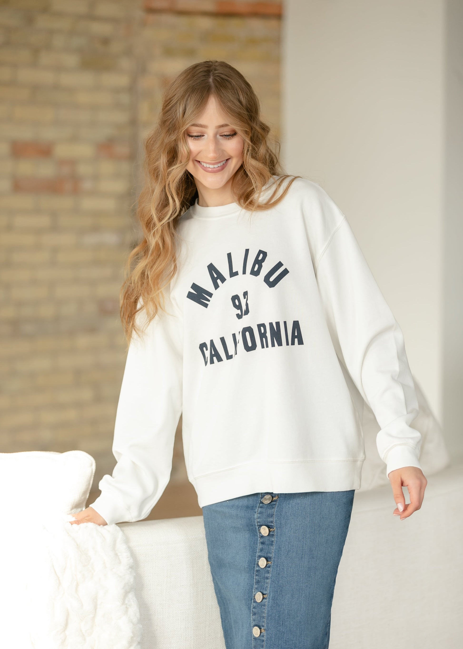 Z Supply® Malibu Boyfriend Sweatshirt FF Tops