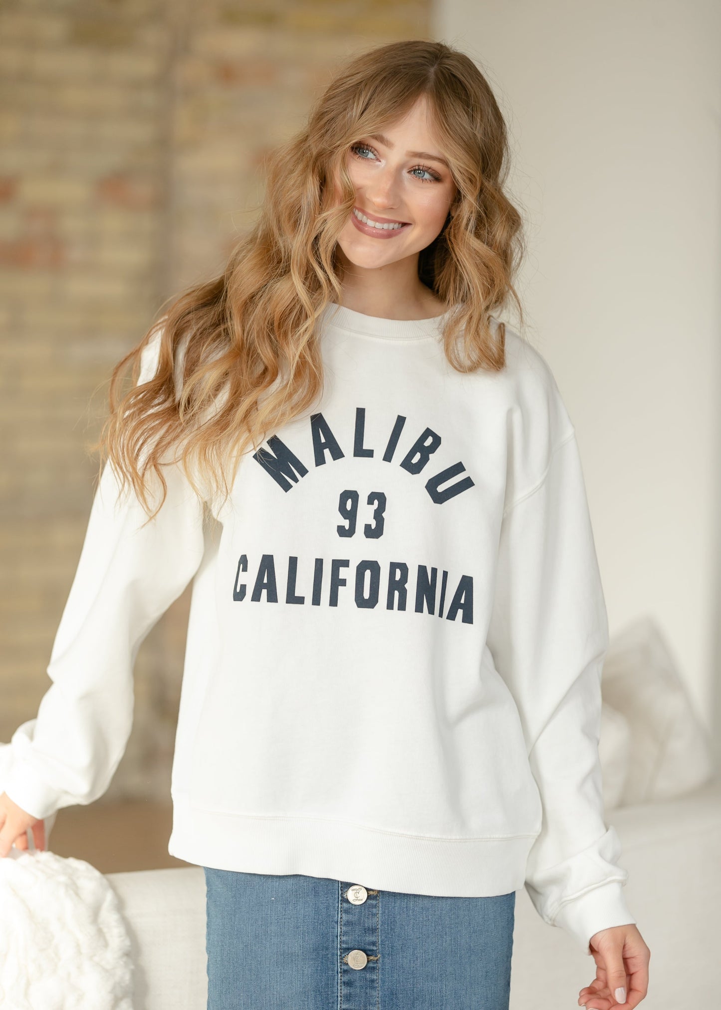 Z Supply® Malibu Boyfriend Sweatshirt FF Tops