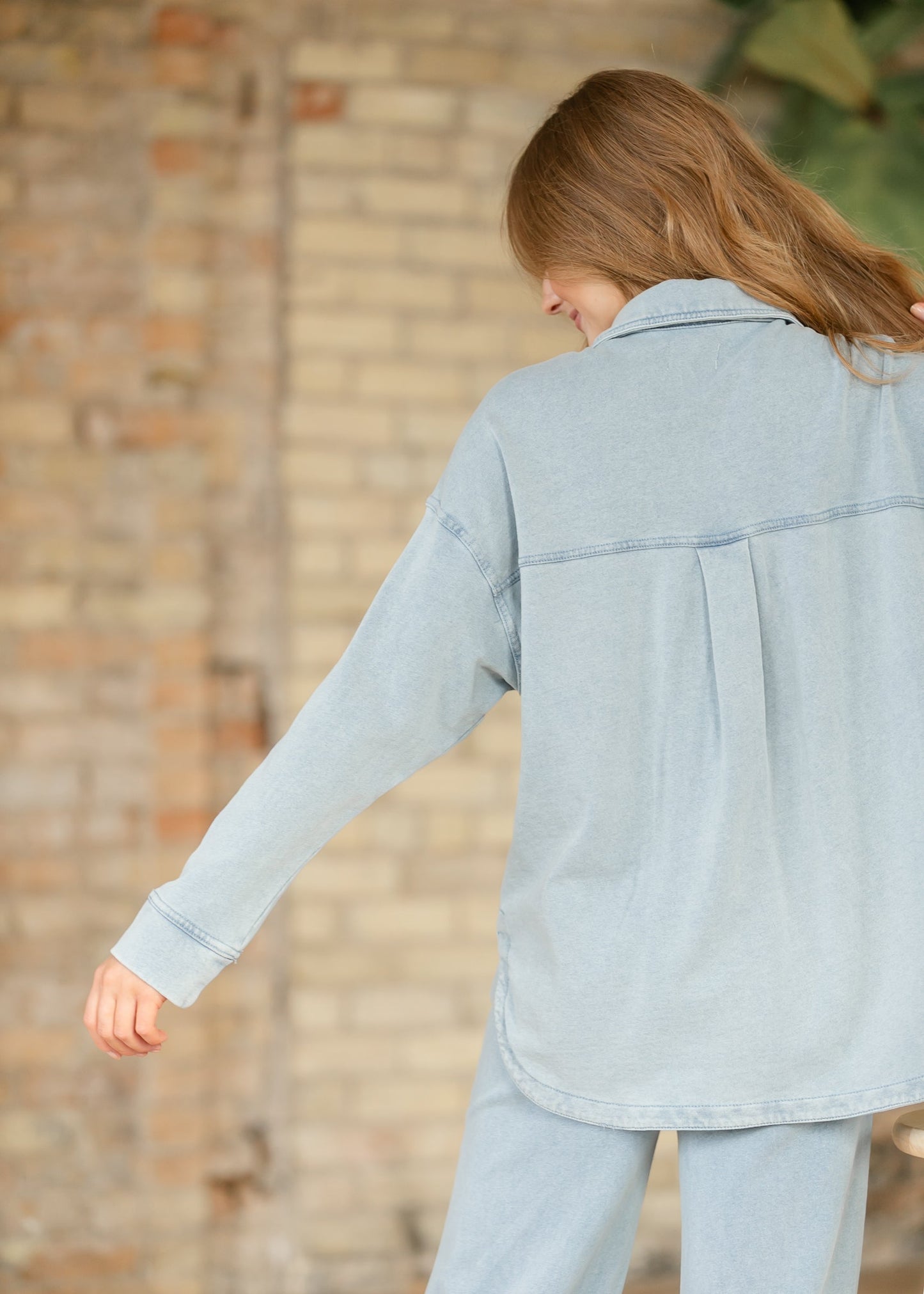 Z Supply® Ocean Air All Day Knit Denim Jacket FF Layering Essentials