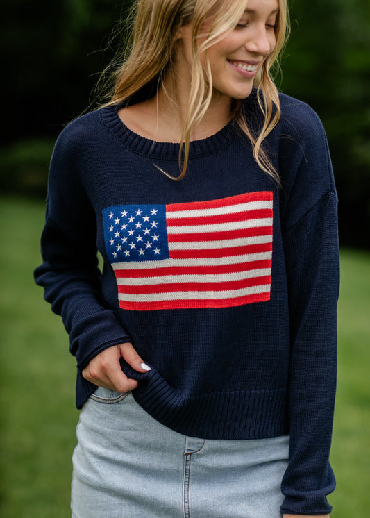 Z Supply® Sienna Patriot Sweater FF Tops