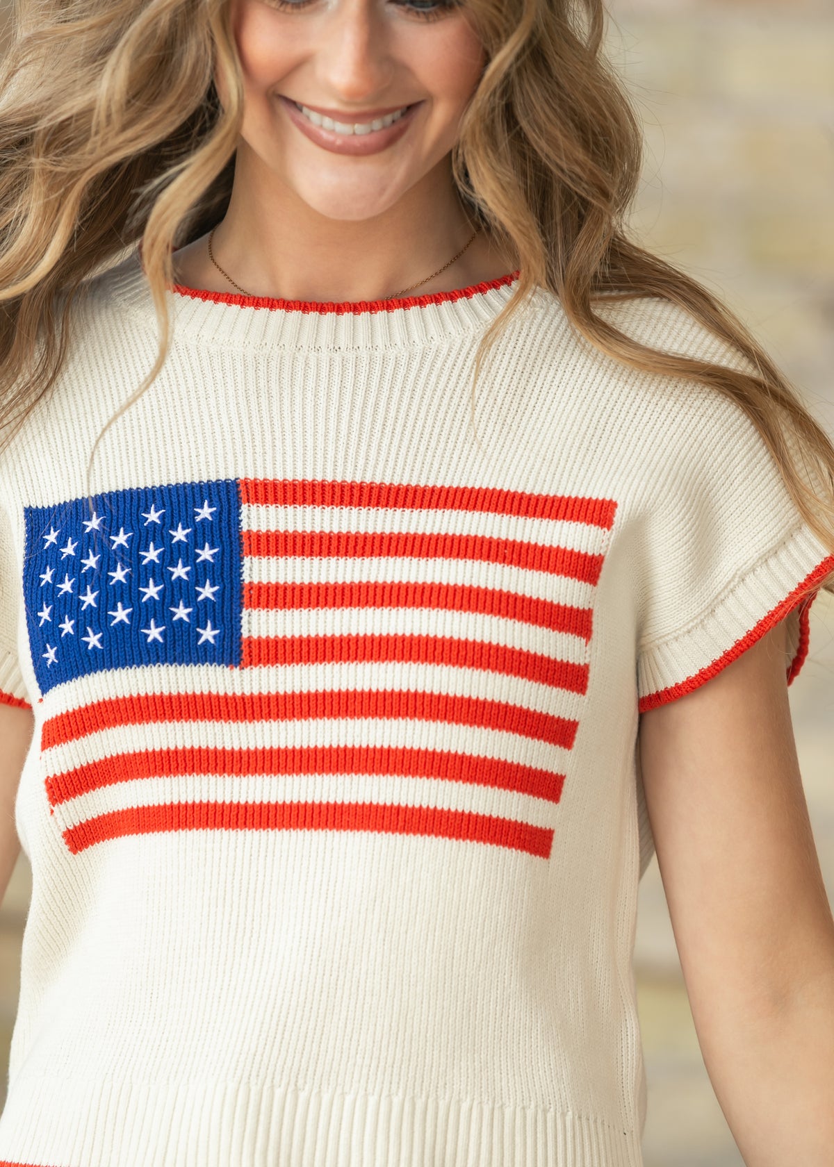 Z Supply® Sleeveless Patriot Sweater FF Tops