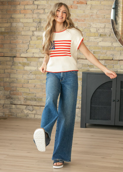Z Supply® Sleeveless Patriot Sweater FF Tops