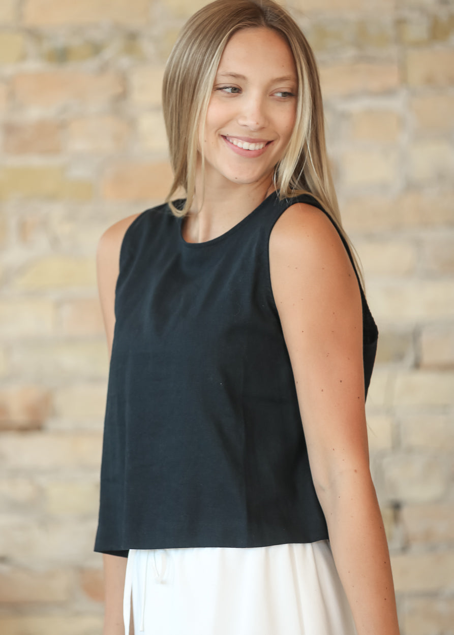 Z Supply® Sloane Sleeveless Linen Top FF Tops
