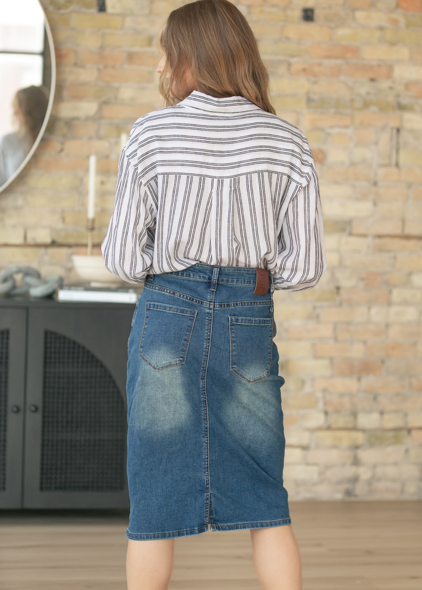 Z Supply® The Perfect Striped Button Up FF Tops