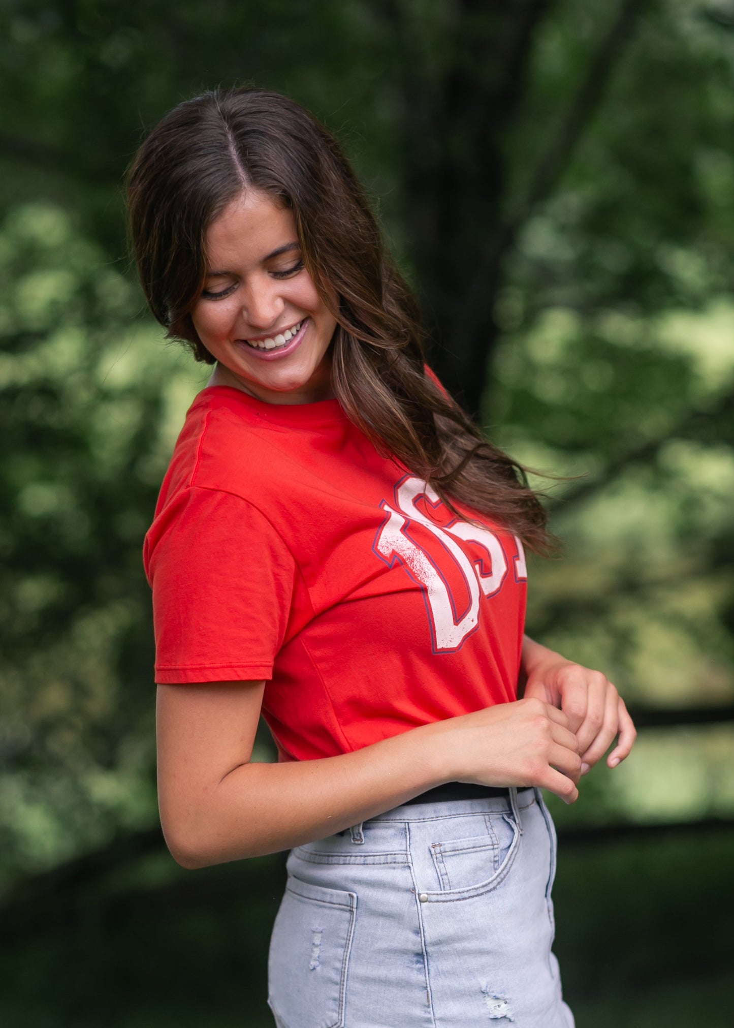 Z Supply® USA Boyfriend Tee FF Tops