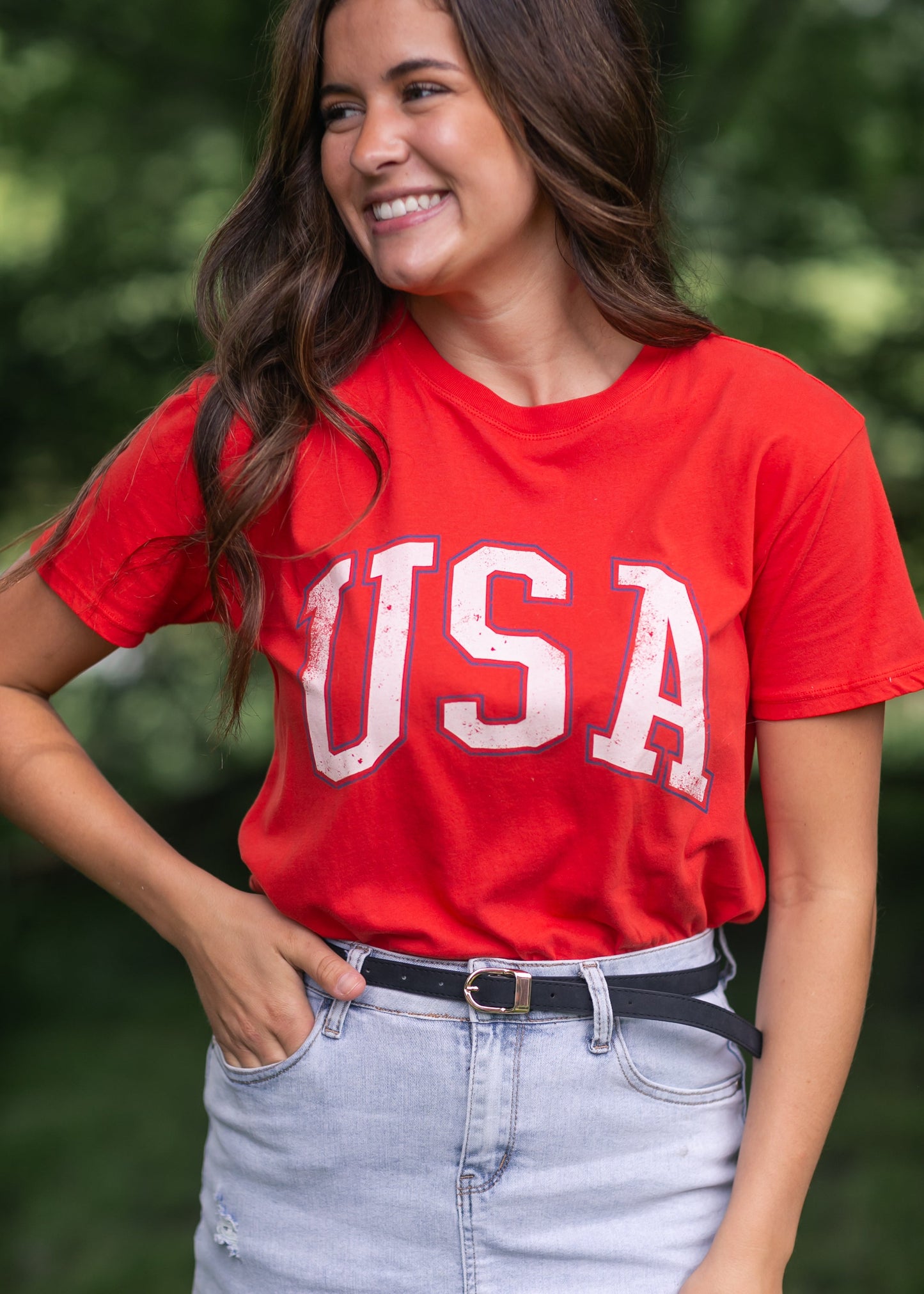 Z Supply® USA Boyfriend Tee FF Tops